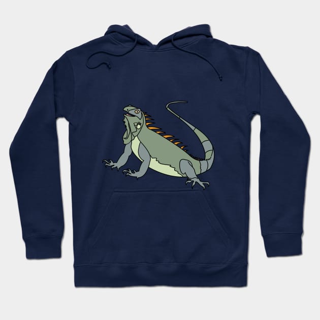 Iguana Hoodie by CTstudio